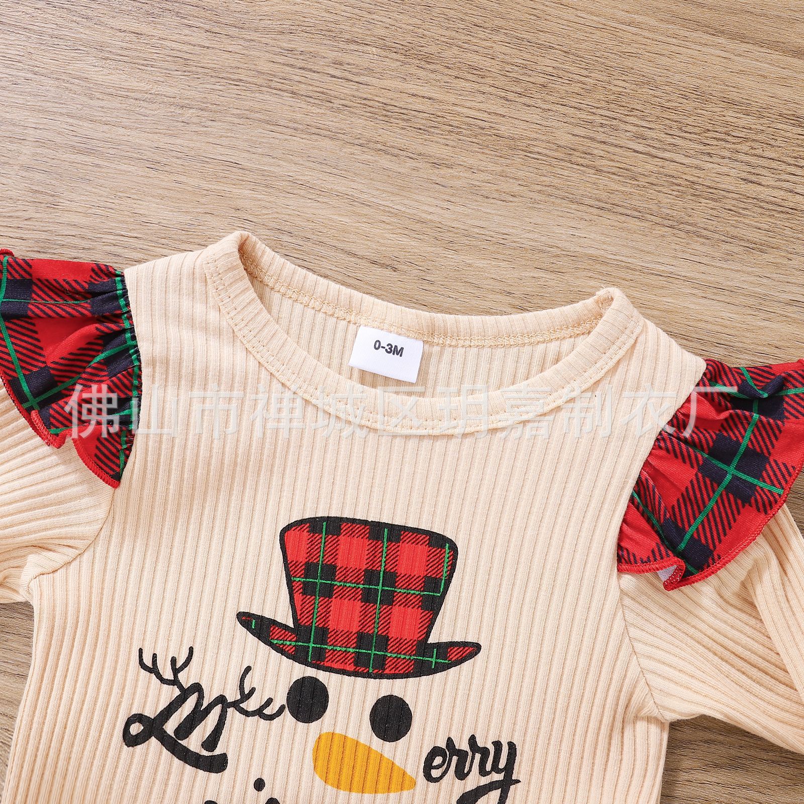 New style baby girls Christmas printed